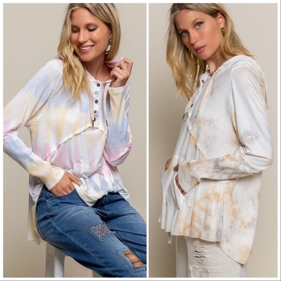 POL Feeling Cozy Coconut Hoodie Top - Picture 3 of 13